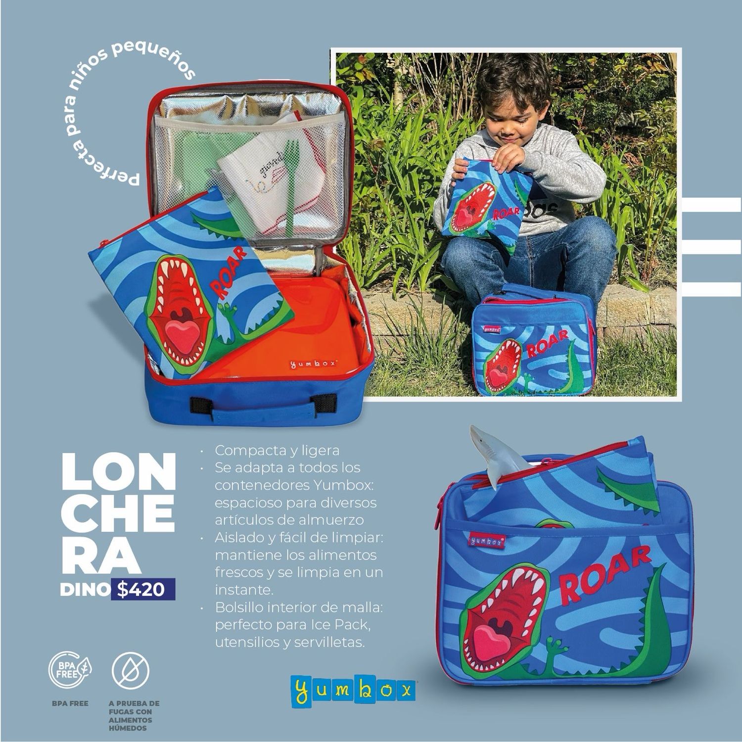 Yumbox Lonchera Dino