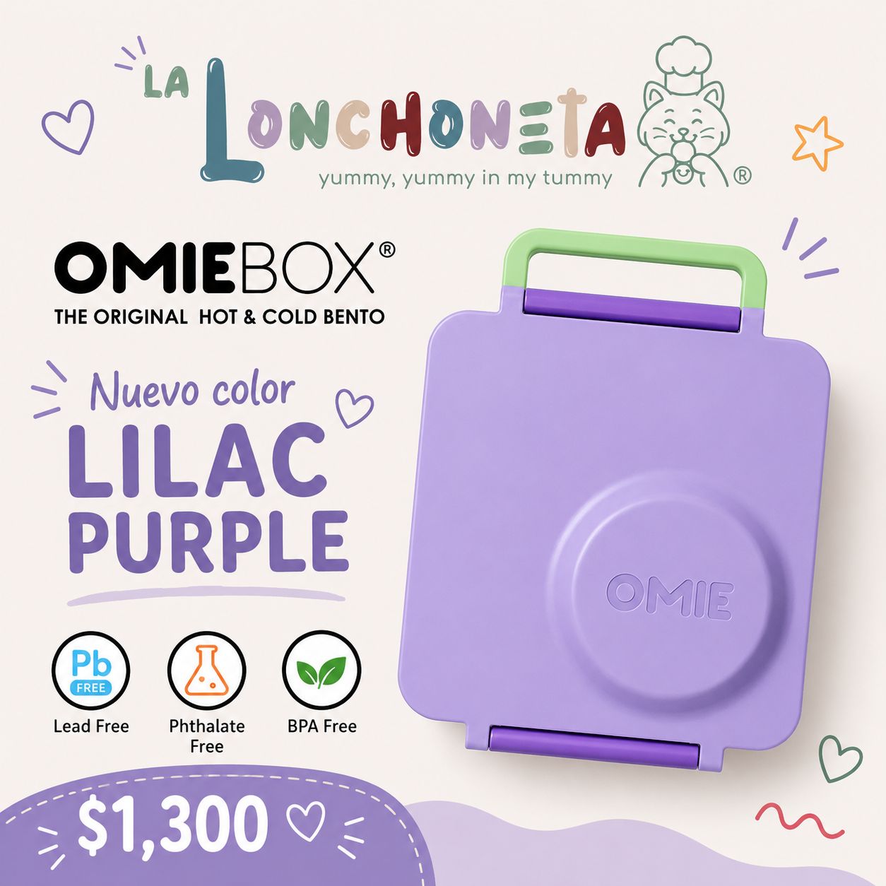 Omiebox Lilac Purple
