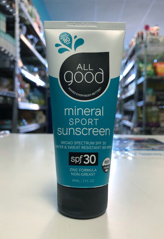 ALL GOOD MINERAL SPORT SUNSCREEN SPF30 852570006513