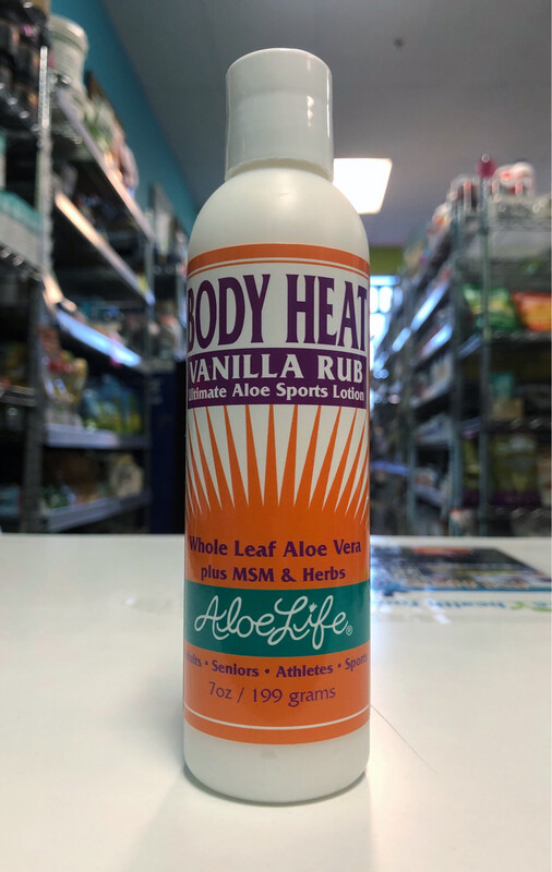 ALOE LIFE BODY HEAT VANILLA  7OZ  795922363790
