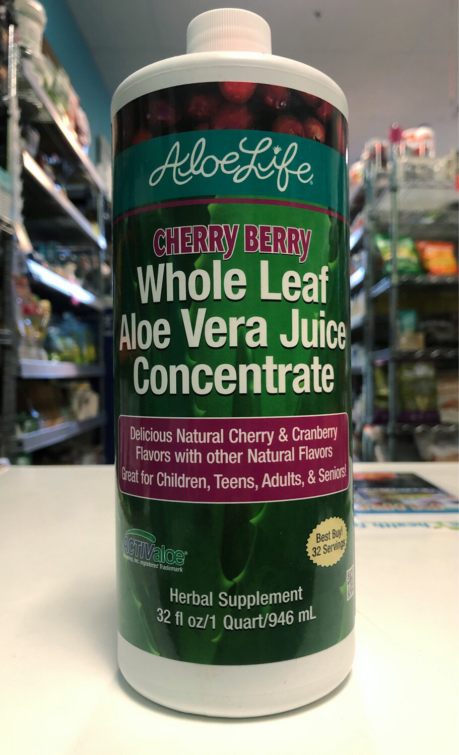 ALOE LIFE CHERRY BERRY QUART  795922363615