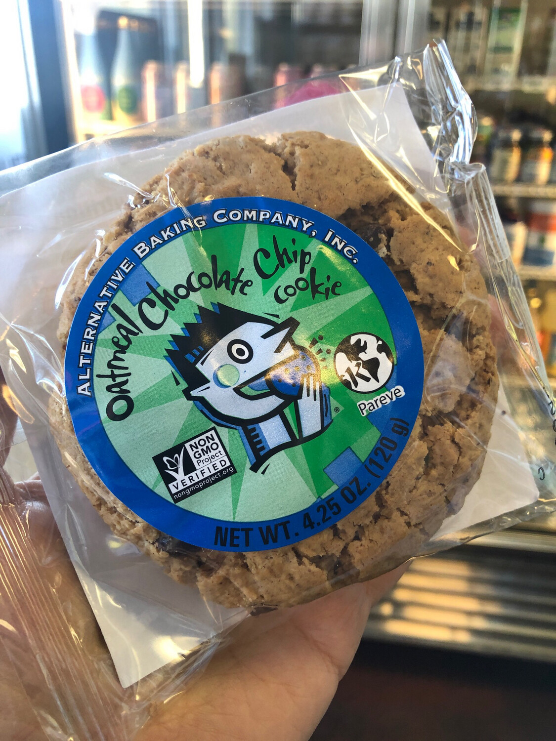 ALTERNATIVE BAKING CO OATMEAL CHOCOLATE CHIP COOKIE 4.25OZ 703741000161