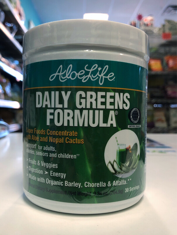 ALOELIFE DAILY GREENS FORMULA 9.34OZ 795922364025