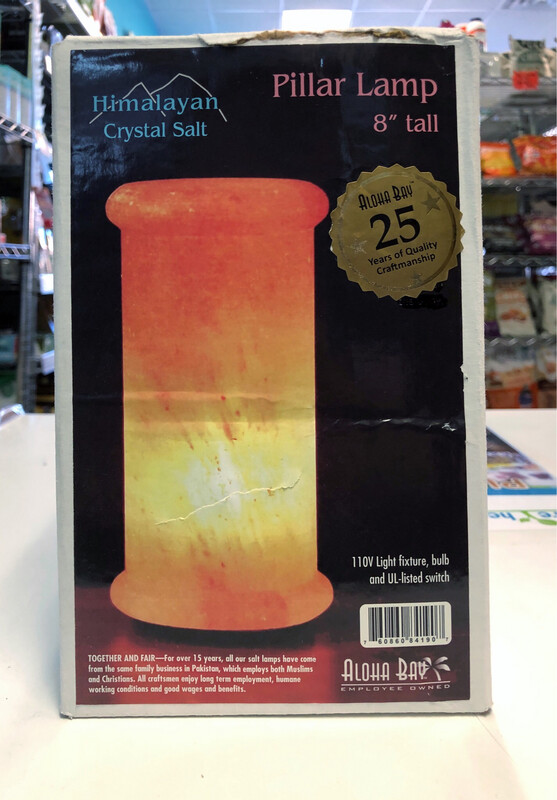 ALOHA BAY PILLAR SALT LAMP 760860841907