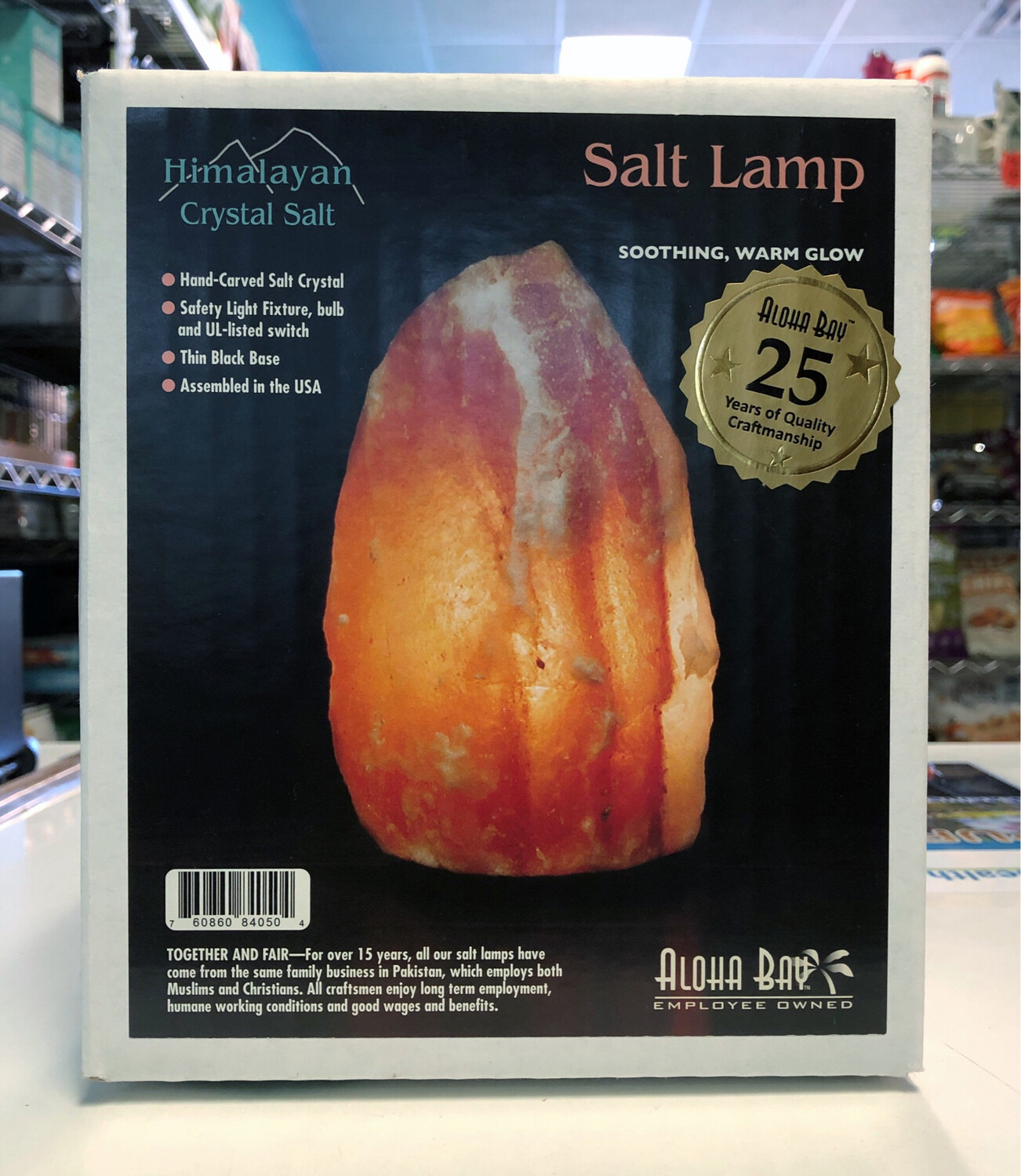 ALOHA BAY 7&quot; SALT LAMP 760860840504