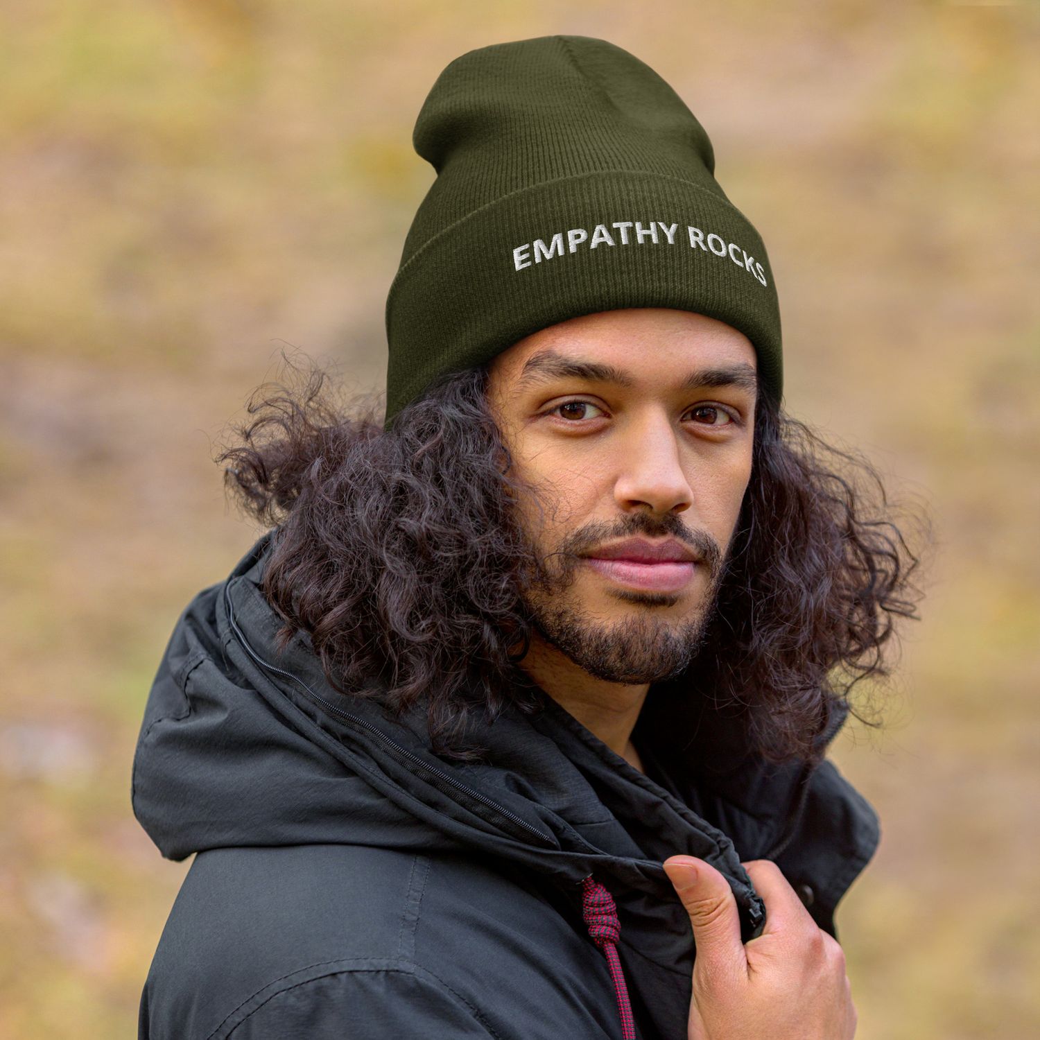 Genderswag™ Empathy Rocks Cuffed Beanie