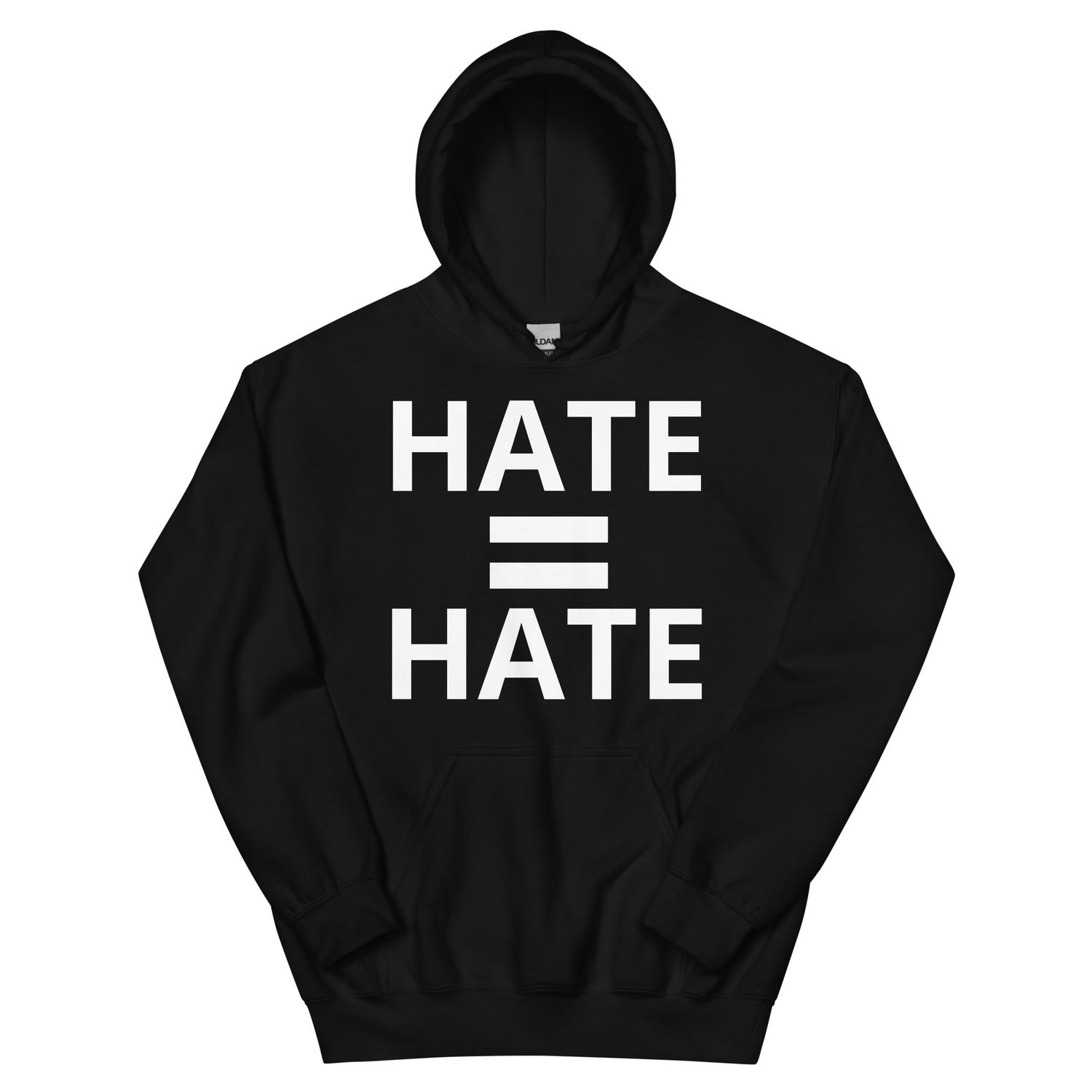 Genderswag™️ Cuddle Cozy Hate 🟰 Hate Unisex Hoodie