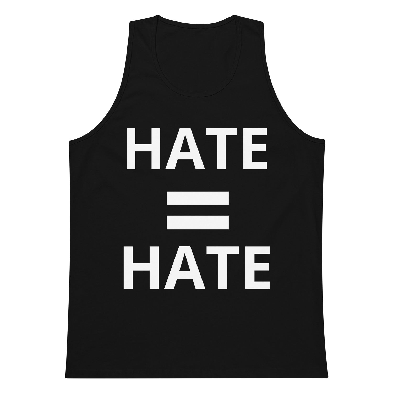 Genderswag™️ Hate 🟰 Hate Men’s premium tank top