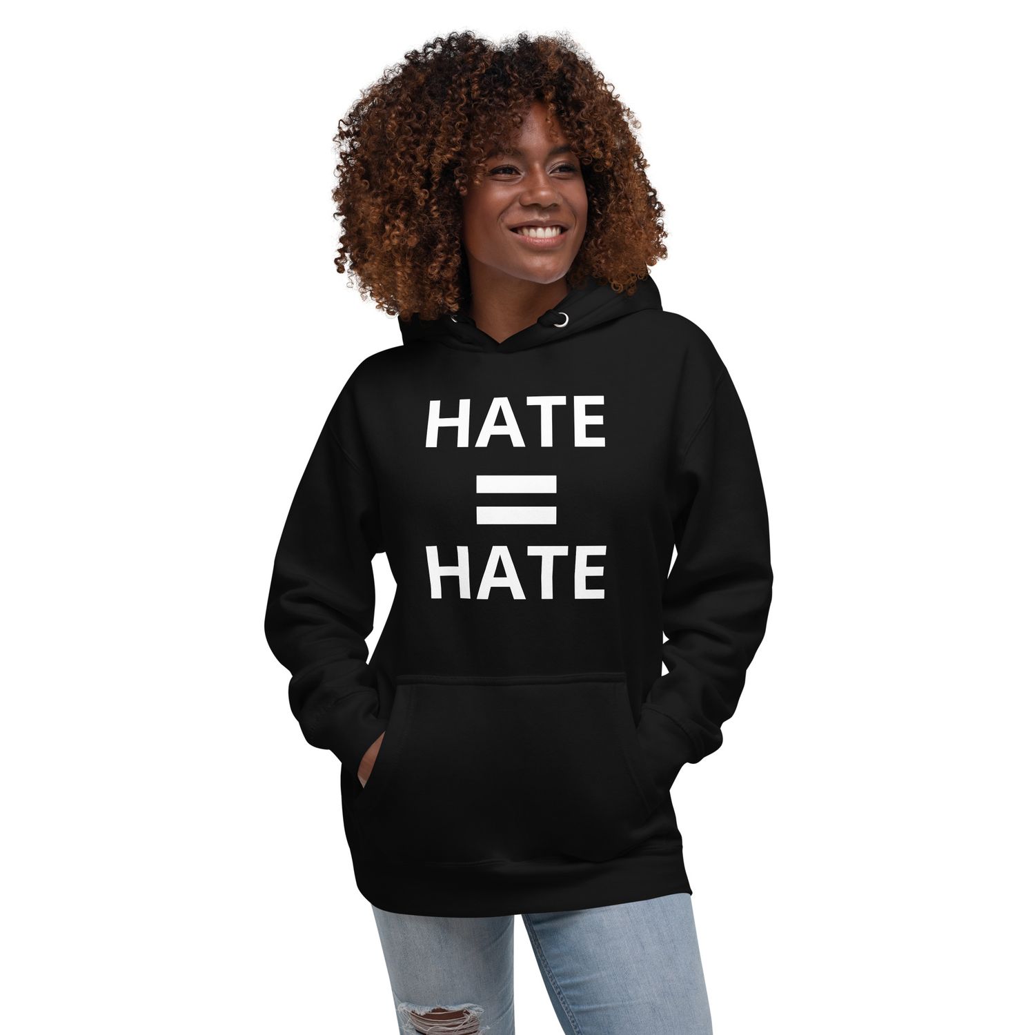 Genderswag™️ Urban Hate 🟰 Hate Unisex Hoodie