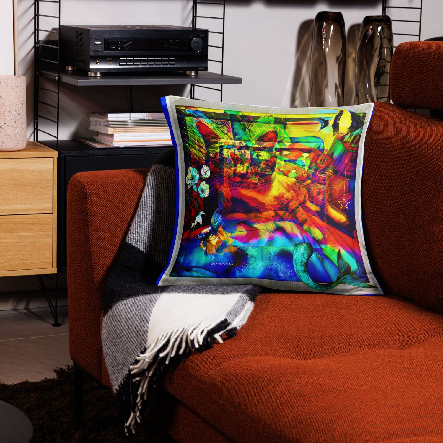 RAPHAEL MOSAIC Throw Pillow RAPHAEL MOSAIC Throw Pillow