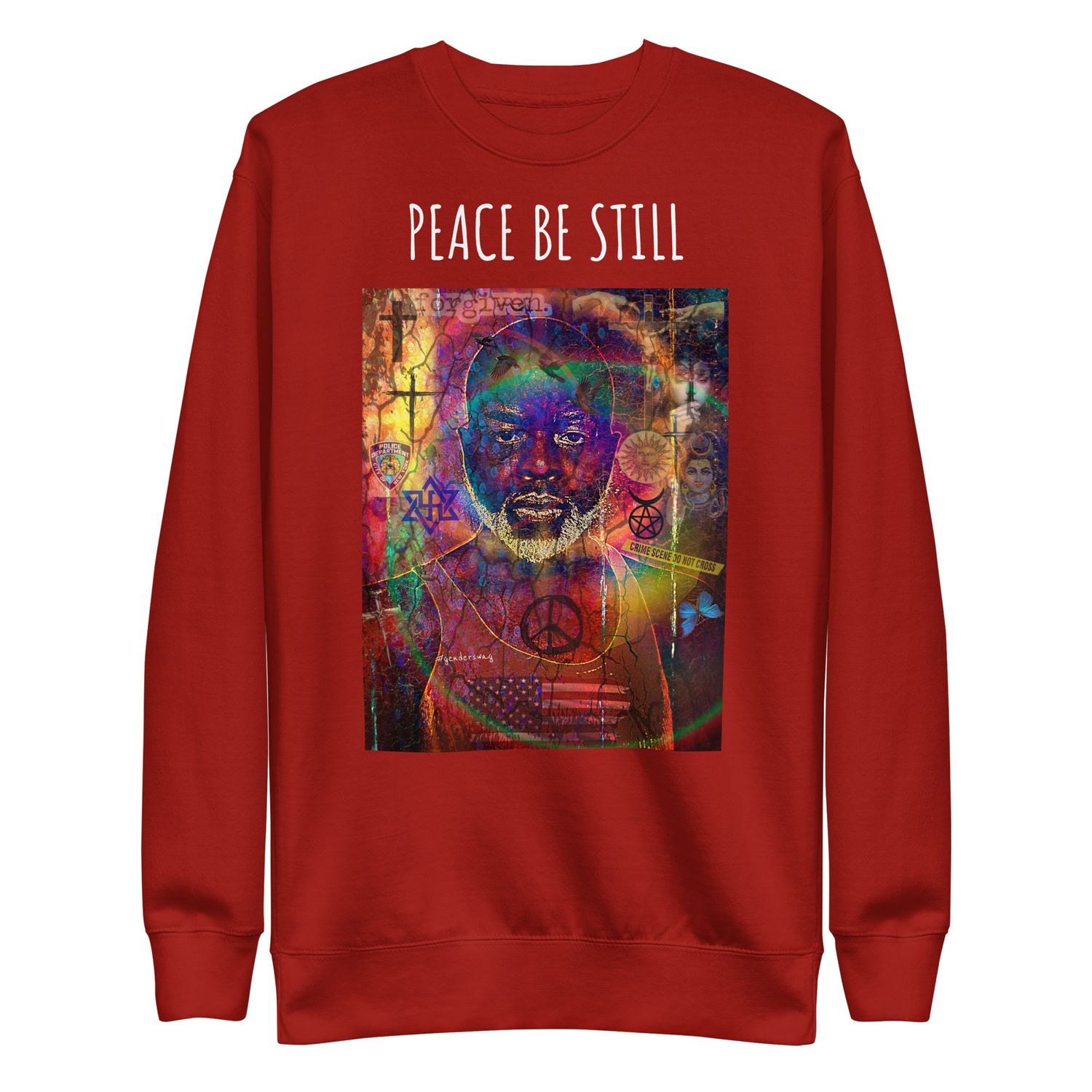 Genderswag Peace Be Still Unisex Premium Sweatshirt