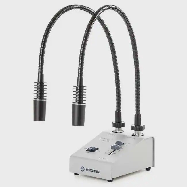 Globe Scientific Euromex Dual LED Illuminator Cold Light Source - 23-556-099