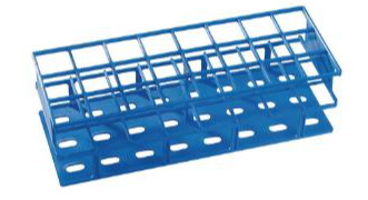 20mm Blue Polyoxymethylene Test Tube Rack - 89215-778