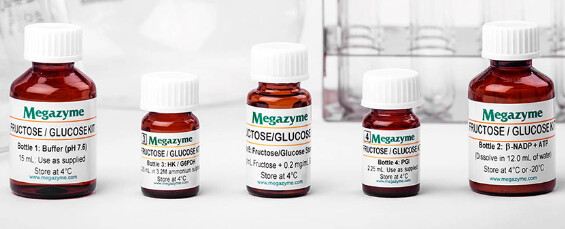 D-Fructose/D-Glucose Assay Kit 110 assays (manual) / 1100 assays (microplate) / 1100 assays (auto-analyser) - 1 Kit - K-FRUGL