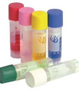 CryoELITE® Cryogenic Vials, Freestanding, External Thread, Shelf Pack, Wheaton, 2ml, white, sterile CS of 100 - 89232-002