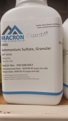 Ammonium Sulfate 500g