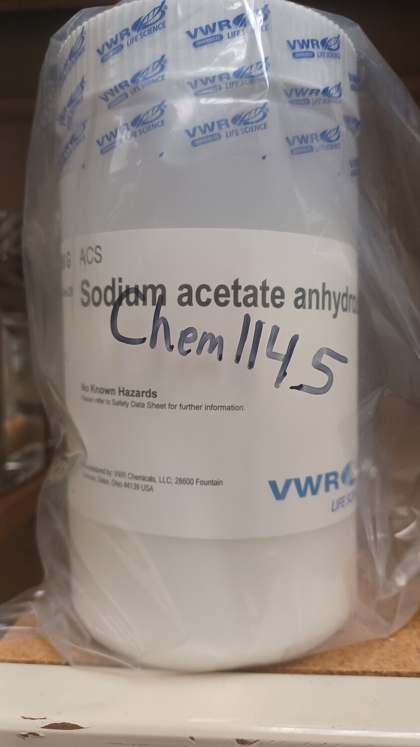 Sodium Acetate Anhydrous 500g