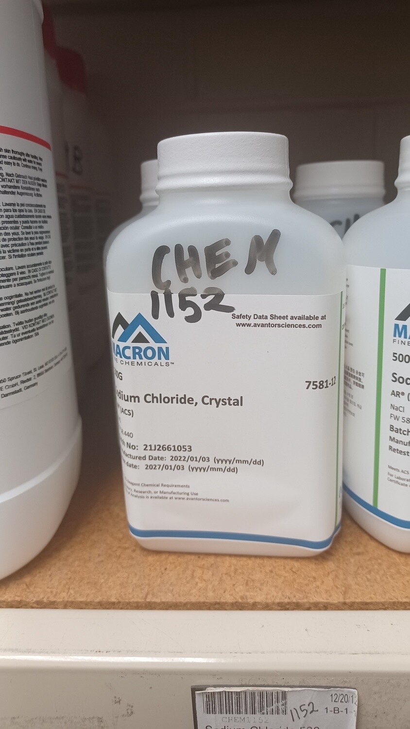 Sodium Chloride 500g