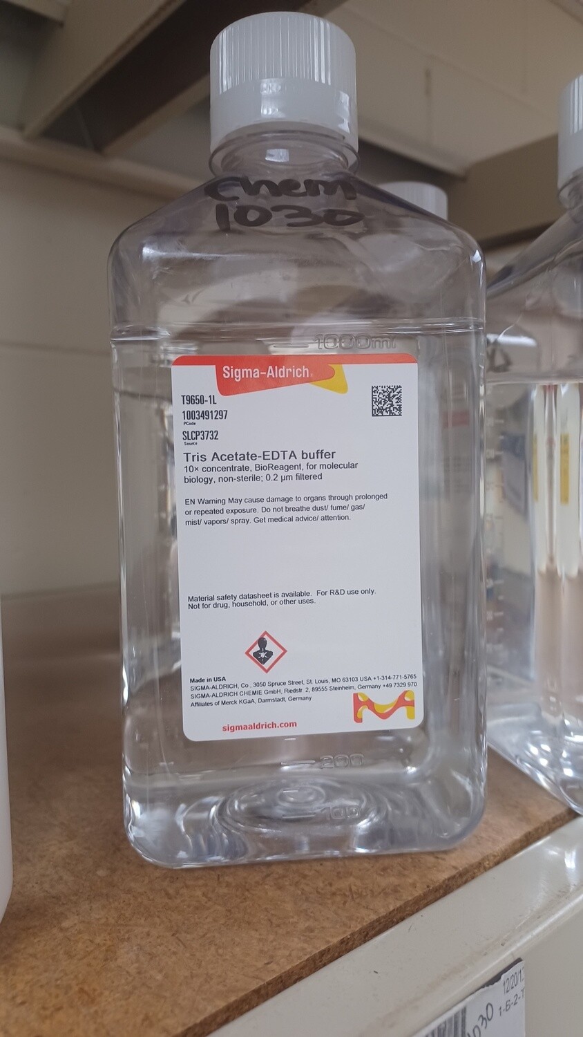 10X TAE (Tris Acetate EDTA) Buffer 1L