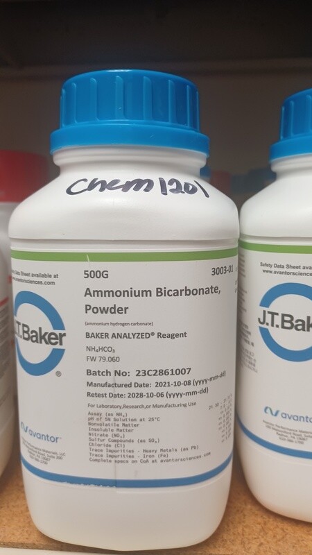 Ammonium Bicarbonate 500g