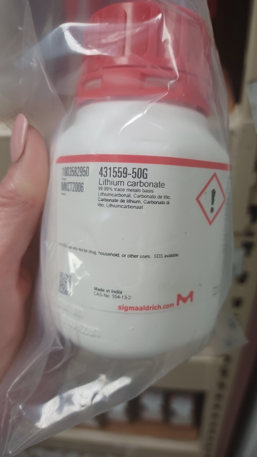 Lithium carbonate 431559-50G