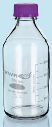 VWR® Media/Storage Bottles with GL Screw Caps - 100ml - CS of 10 - 10754-814