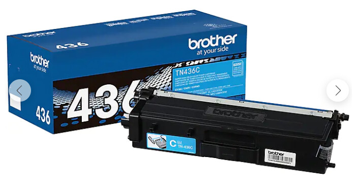 Brother TN436C Cyan Extra High Yield Toner Cartridge - TN436C