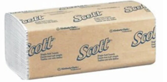 19-040-898 Kimberly-Clark Professional™ Scott™ Single-Fold Paper Towels Case of 4000