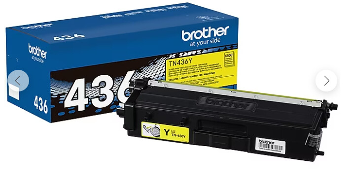 Brother TN-436Y Yellow Extra High Yield Toner Cartridge - TN436Y