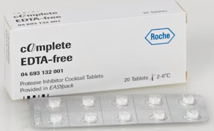cOmplete™, EDTA-free Protease Inhibitor Cocktail - pkg of 20 tablets -  04693132001