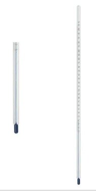 Chemglass Life Sciences Thermometer, Non-Mercury, Partial Immersion, -10°C to 260°C, 305mm OAL - CG350312