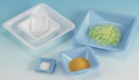 VWR® Disposable Square Weighing Boats - 250ml - white pk of 500 - 10770-450 - CONS5436B