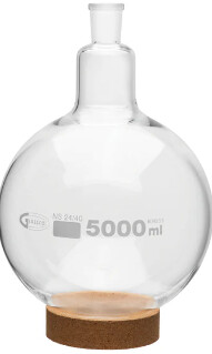 United Scientific™ Boiling Flasks, Round Bottom, Ground Glass Joint, Borosilicate Glass - S00876