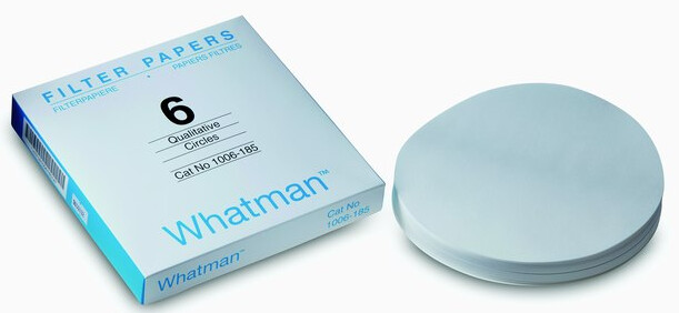 Whatman® qualitative filter paper, Grade 6 - Circles, Diam 90mm - Pk of 100 - WHA1006090