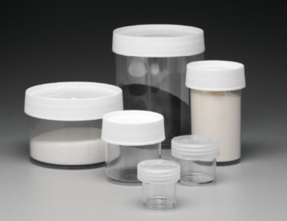Nalgene™ Straight-Sided Wide-Mouth Polycarbonate Jars with Closure - 500mL - PK of 4 - 2116-0500PK
