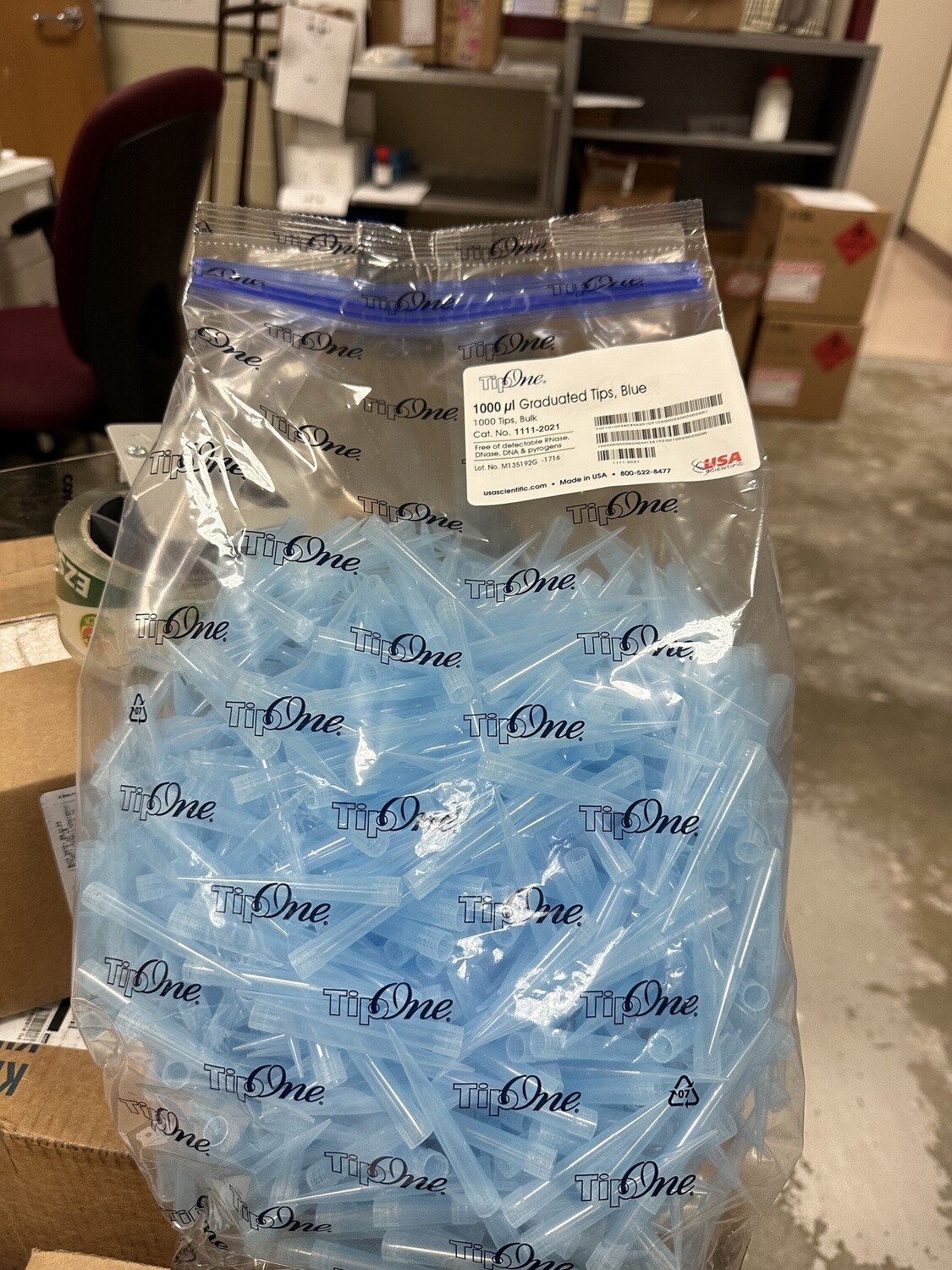 CONS5000 - 100-1000uL Pipet Tip (Blue) pk of 1000 - cs of 20