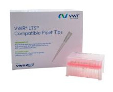 VWR® LTS Compatible Pipette Tips - 200uL, 10x96 tips/pack - CS of 4800 - 76322-160CS