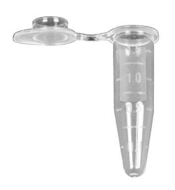 Olympus Plastics,  1.7ml Microtubes, Clear Polypropylene, Boilproof, Box of 500 Tubes/Unit - 22-282