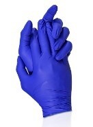 Blue Nitrile Exam Gloves - Powder Free - 1 CS - 1,000 - Medium - NITRILE-M