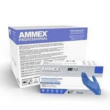 Blue Nitrile Exam Gloves - Powder Free - Box of 100 - Extra Large - NITRILE-XL-BOX