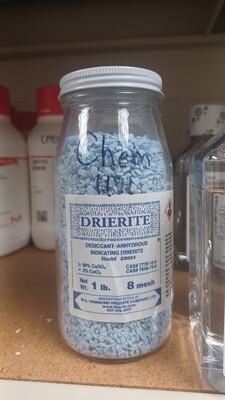 BLUE Drierite (Calcium Sulfate) (w/ Indicator) 5lb. (8-Mesh)