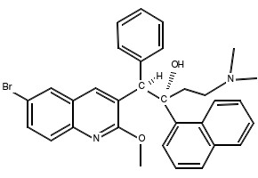 (1R,2S)-1-(6-Bromo-2-methoxyquinolin-3-yl)-4-(dimethylamino)-2-(naphthalen-1-yl)-1-phenylbutan-2-ol - 10mg - AMBH303C4E74-10MG