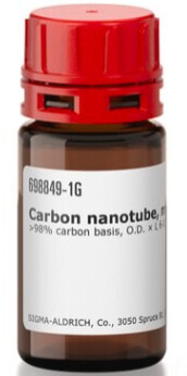 Carbon nanotube, multi-walled &gt;98% carbon basis, O.D. × L 6-13 nm × 2.5-20 μm - 1g - 698849-1G