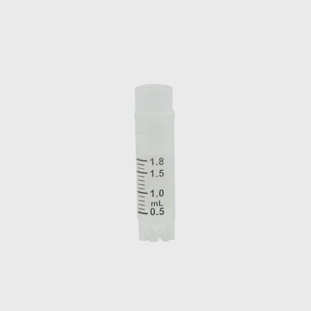 24-202P Olympus Plastics 24-202P, 1.8ml Self-Standing Cryovial Internal Thread w/ O-Ring Seal, 100 Tubes each - 24-202P