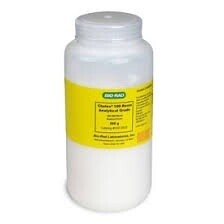 1422832 500 g, cation exchange resin, sodium form, 1% crosslinkage, 100–200 dry mesh size, 150–300 µm wet bead size, ~3,500 MW limit