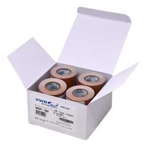 VWR® General Purpose Laboratory Labeling Tape, Yellow, 19mm (3/4&quot;)W x 54.9m(108&#39;)L - CS of 4 - 89098-026