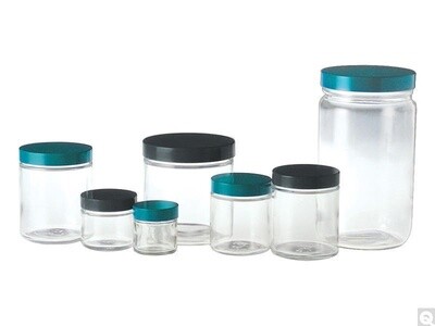 Straight Sided Glass Rounds (Jar) 480ml/16oz