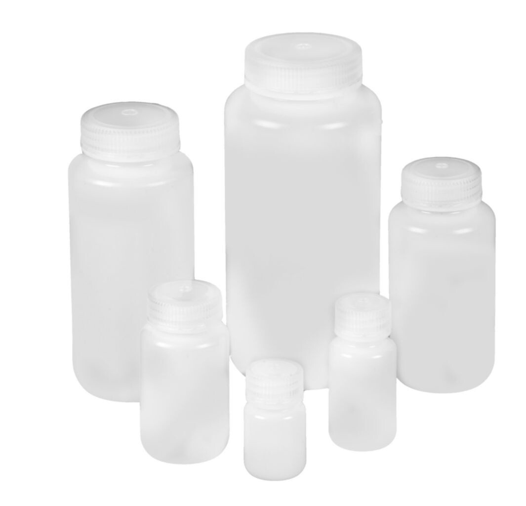 Wide Mouth Lab bottles - HDPE Bottle (500ml) - pk of 12 - 414004-114