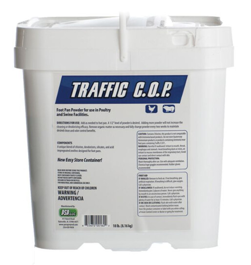 Traffic C.O.P. Foot Pan Powder - 18lb Pail - 340352