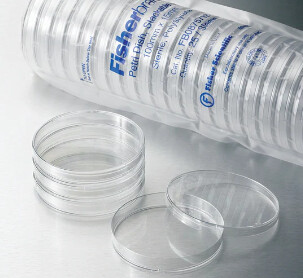 Fisherbrand™ Petri Dishes with Clear Lid - 100mmx15mm - 25/sleeve - CS of 500 - FB0875712